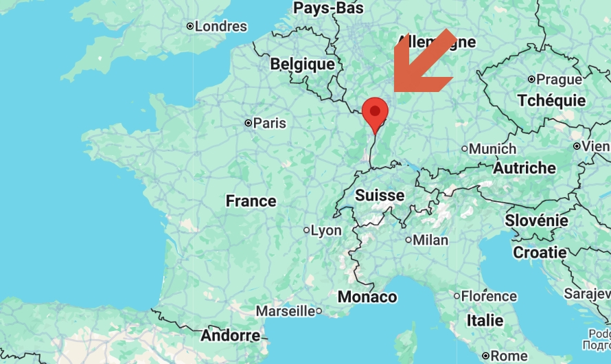 Où se trouve Strasbourg sur la Carte de France