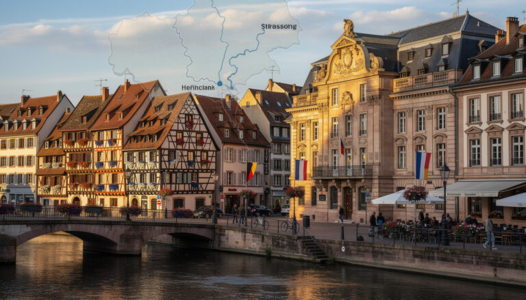 découvrez l'histoire fascinante et la situation géographique de strasbourg, une ville au carrefour de la france et de l'allemagne, entre influences culturelles et identités multiples.