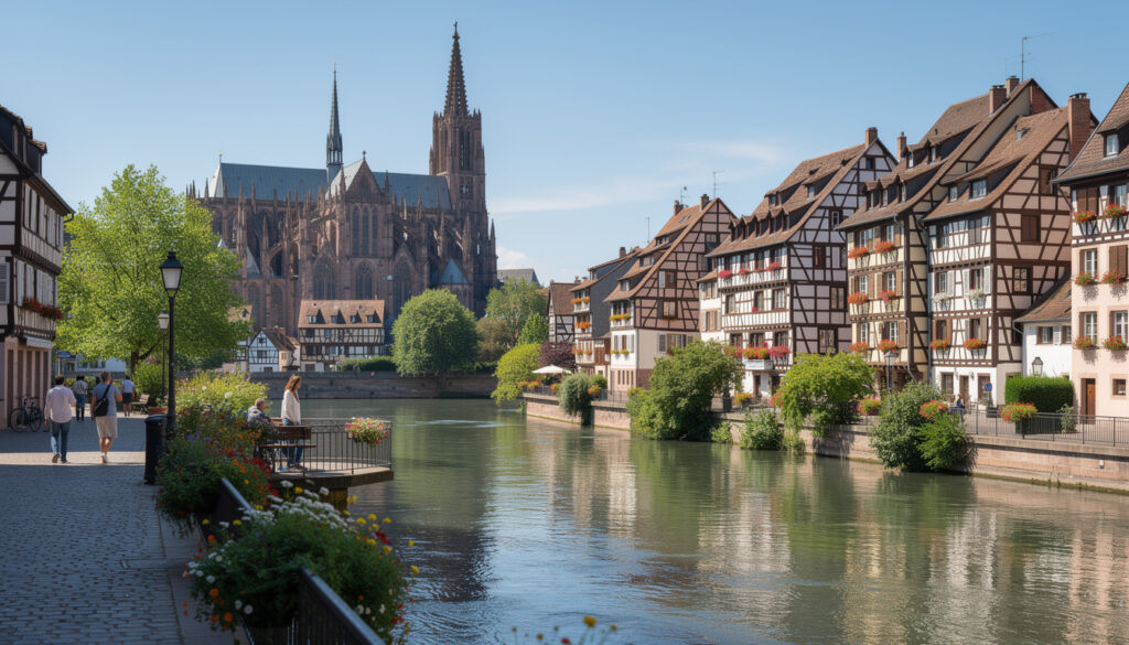 découvrez strasbourg, capitale historique et culturelle de l'alsace, chef-lieu dynamique de la région grand est, riche en patrimoine et en traditions.