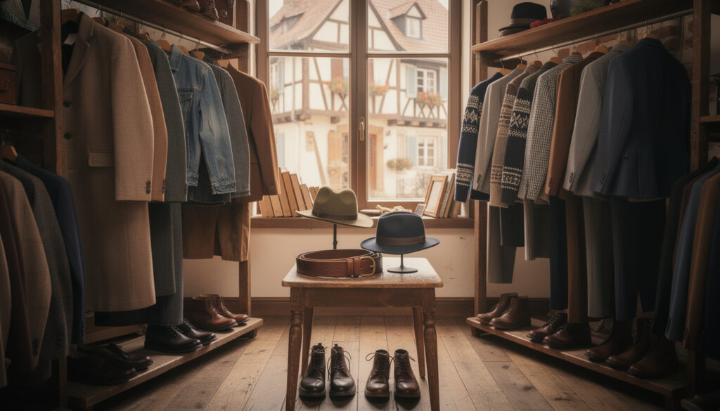 découvrez notre friperie homme à strasbourg, spécialisée dans les vêtements vintage masculins. trouvez des pièces uniques et stylées pour un look authentique et tendance.