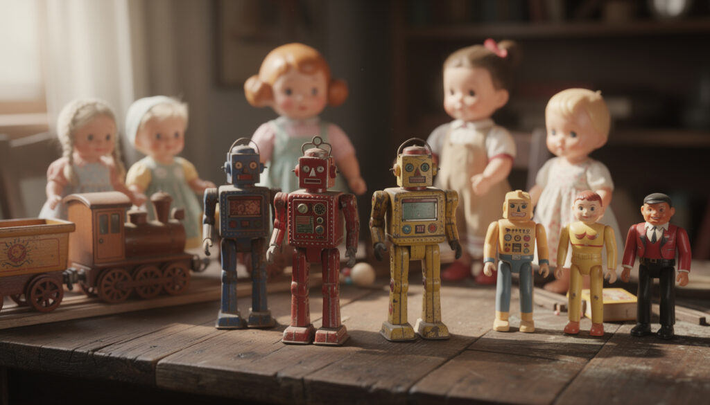 découvrez notre collection de jouets vintages, parfaits pour les passionnés et collectionneurs de pièces rétro uniques et authentiques.