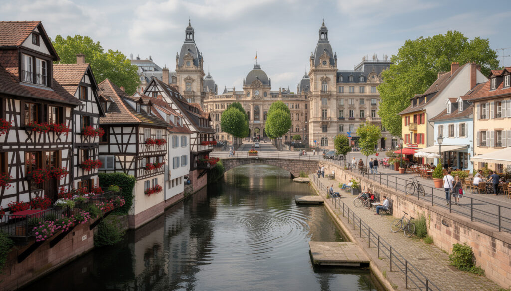 découvrez les quartiers incontournables de strasbourg : flânez dans la charmante petite france, explorez l'élégante neustadt et vivez l'ambiance conviviale de la krutenau.