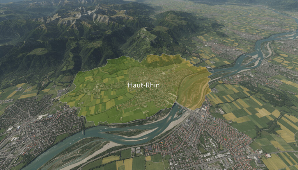 découvrez la localisation géographique du haut-rhin en france, ses frontières, ses principales villes et ses caractéristiques régionales.