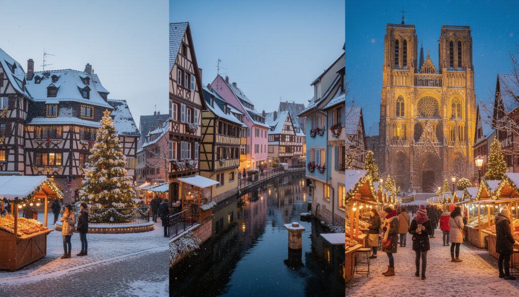 découvrez les meilleures villes à visiter en france pendant noël : strasbourg, colmar et metz, leurs marchés de noël féeriques, traditions locales et animations festives pour un séjour inoubliable.